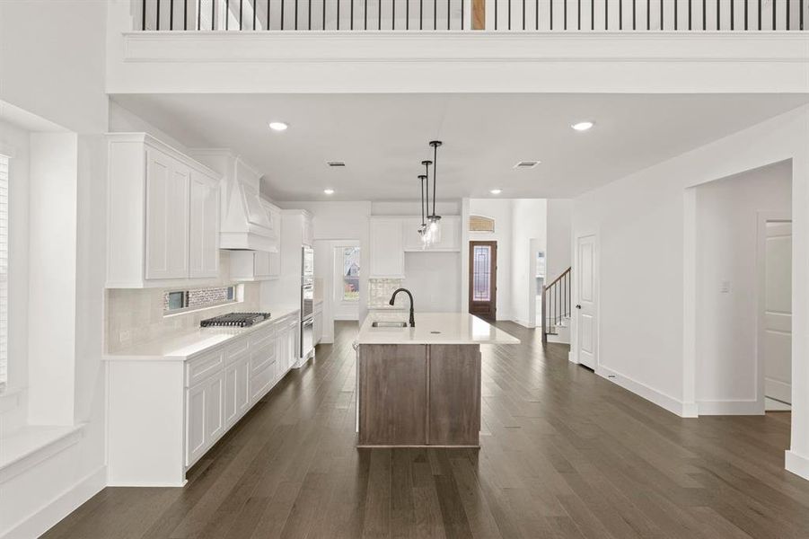 Furnished interior view inside a new home in Trails at Cottonwood Creek, Rowlett (Image 4).