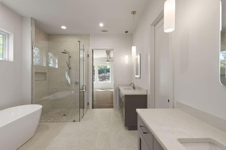 Furnished interior view inside a new home in Aster, Roswell (Image 14).