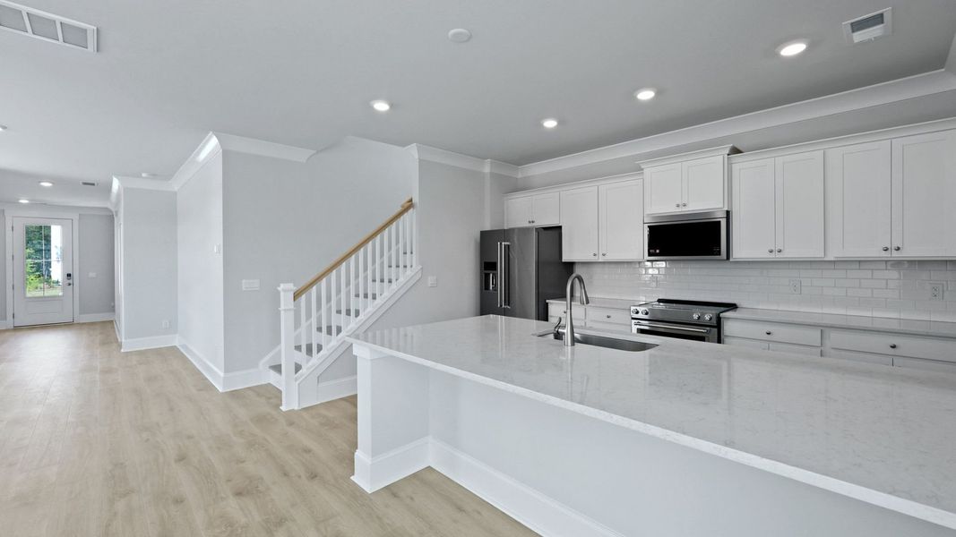 Furnished interior view inside a new home in Rivers Reach, Yemassee (Image 2).