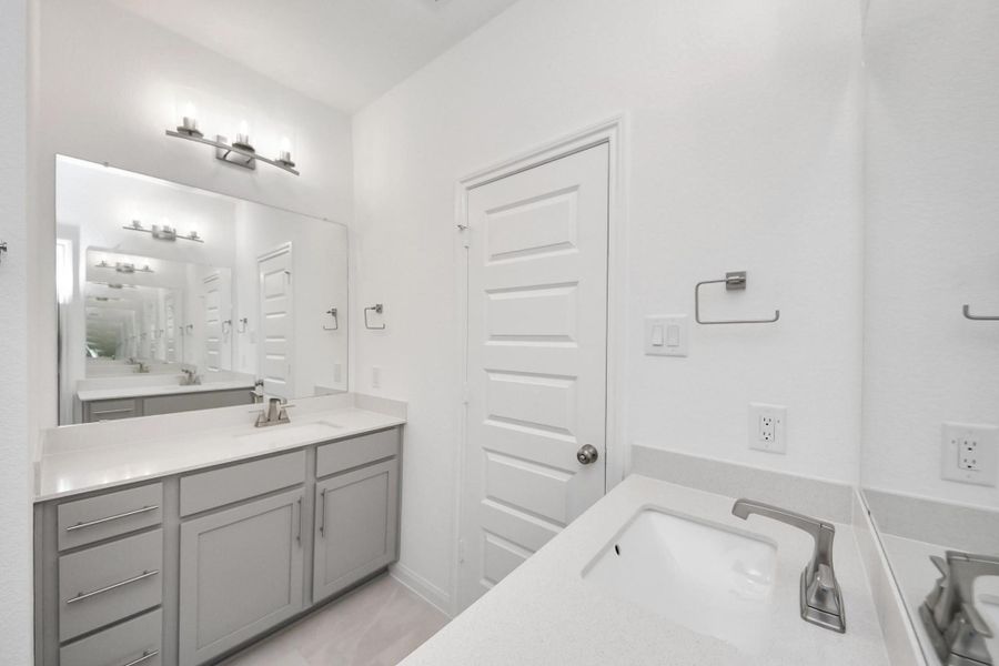 Furnished interior view inside a new home in Elyson, Katy (Image 3).