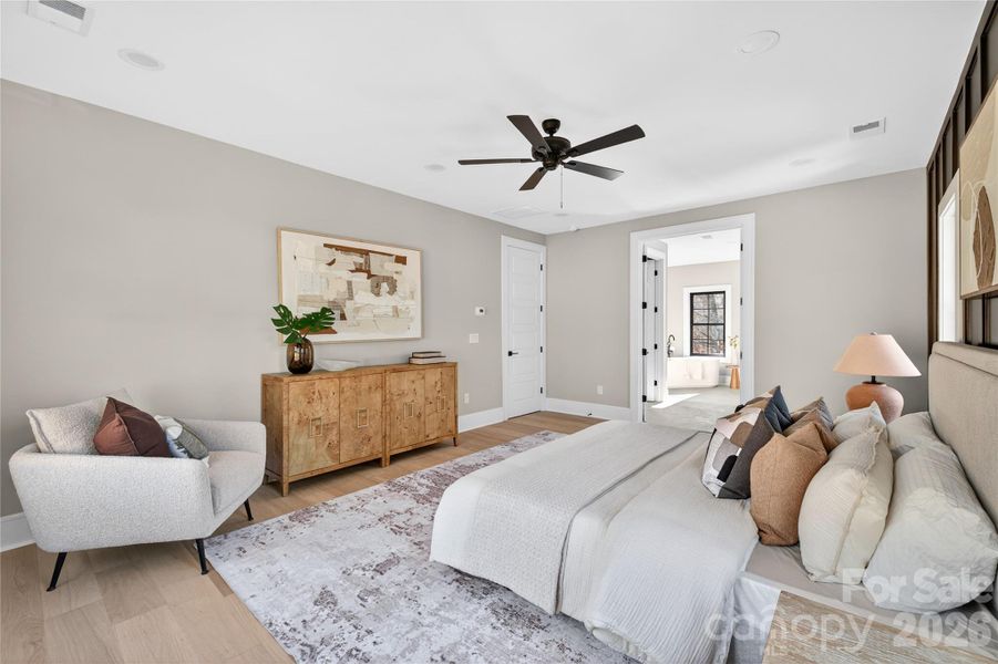Furnished interior view inside a new home in , Charlotte (Image 13).