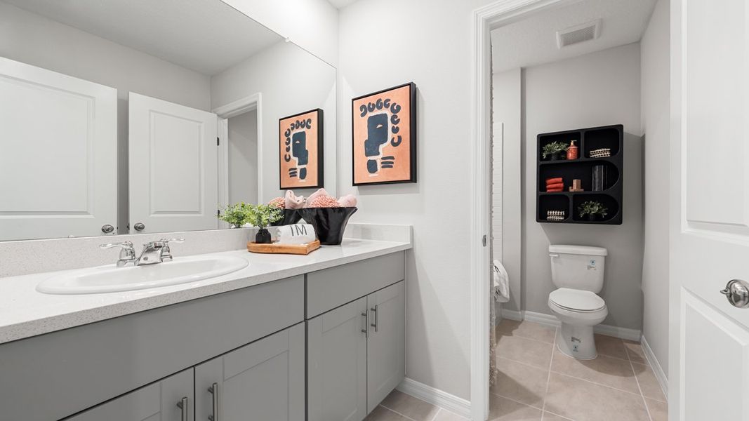 Representative furnished interior of a home built from the Maple by Taylor Morrison in Cove at Coasterra, Palmetto (Image 15).