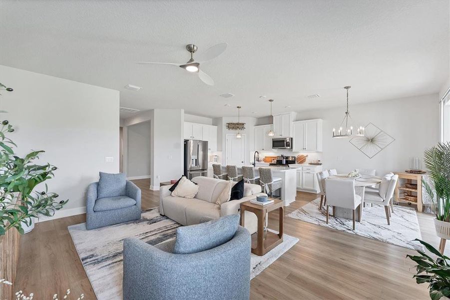 Furnished interior view inside a new home in , Parrish (Image 11).