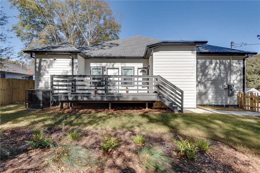 Exterior details and patio area of a home in , Atlanta (Image 36). Exterior details and patio area of a home in , Atlanta (Image 36).