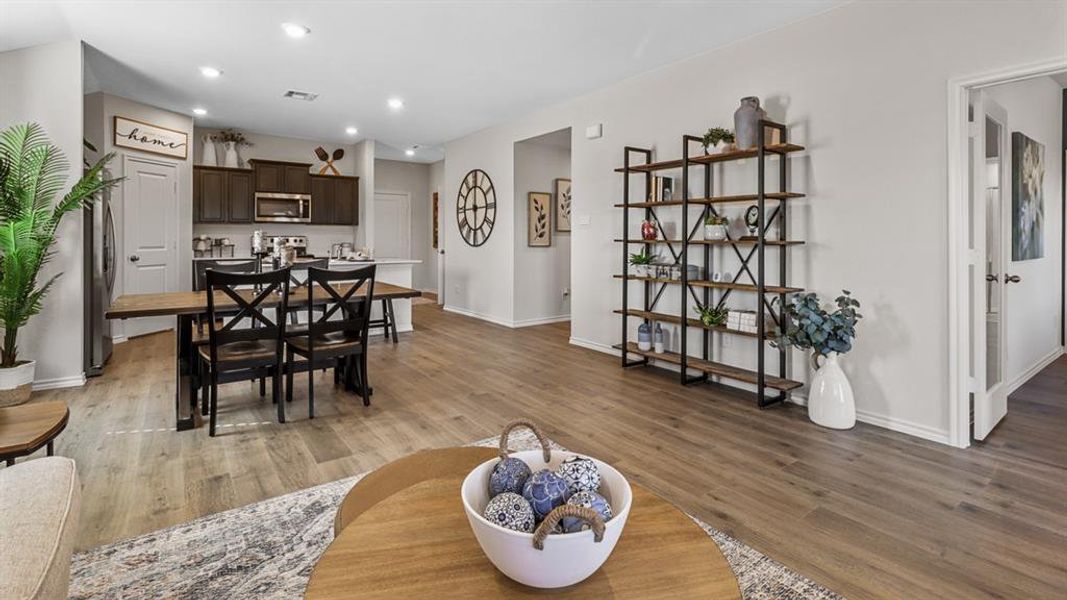 Furnished interior view inside a new home in Crane Crossing, Crandall (Image 11).
