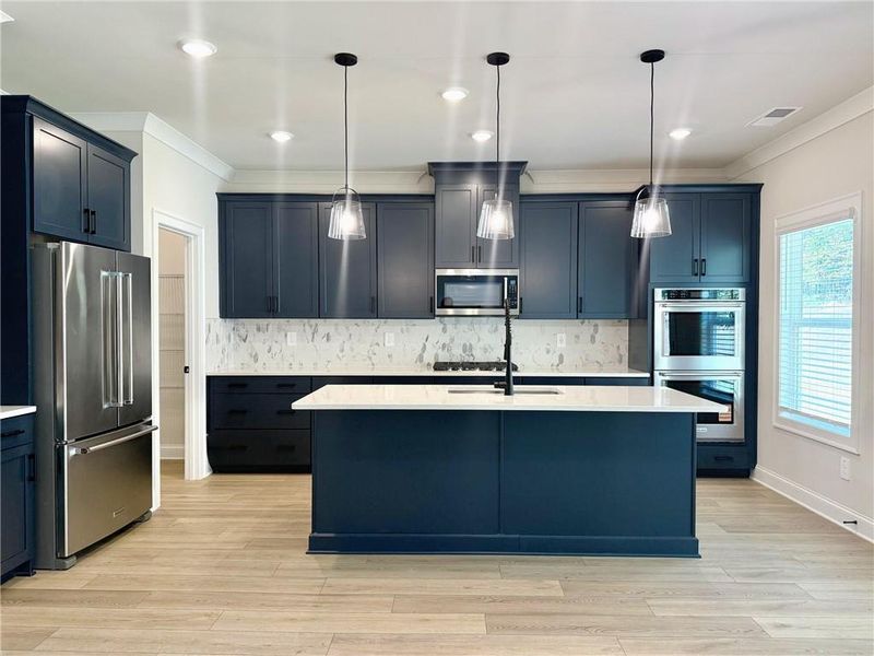 Furnished interior view inside a new home in Vines at Mill Creek - Legacy Series, Braselton (Image 8).