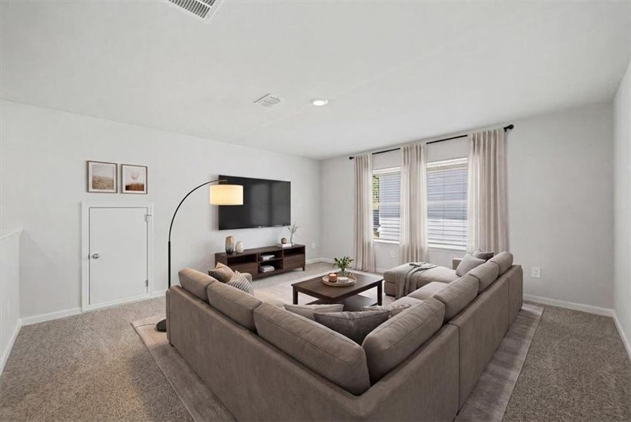 Furnished interior view inside a new home in , Canton (Image 14). Furnished interior view inside a new home in , Canton (Image 14).