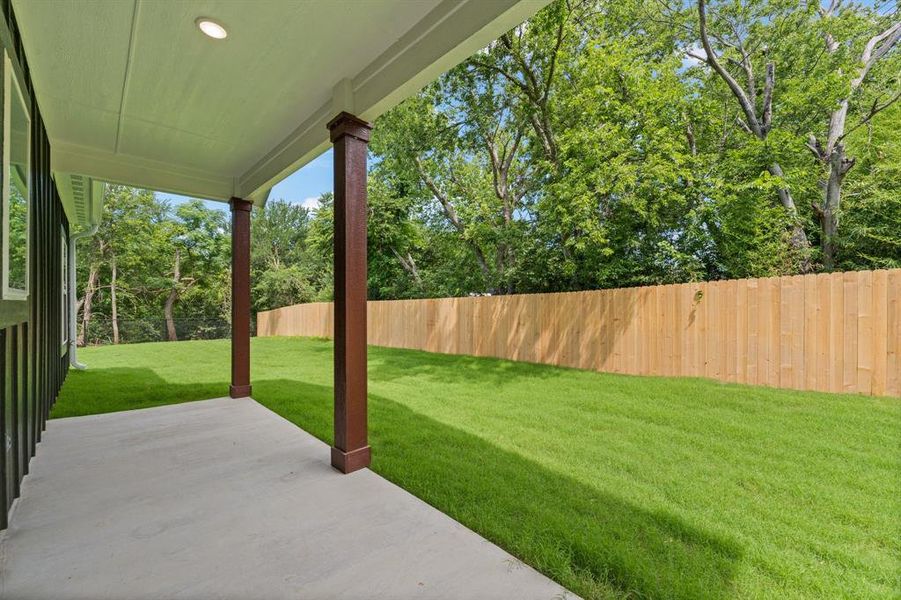 Exterior details and patio area of a home in , Cleburne (Image 22). Exterior details and patio area of a home in , Cleburne (Image 22).