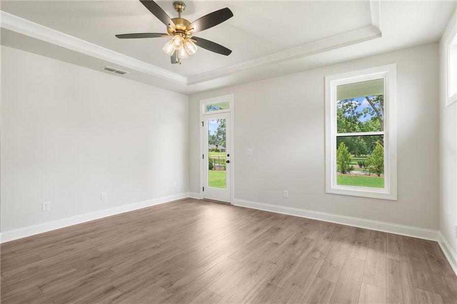 Spacious, unfurnished interior of a new home in Promenade at Sawnee Village, Cumming (Image 41).