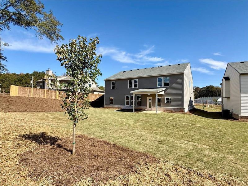 Exterior details and patio area of a home in , Buford (Image 15). Exterior details and patio area of a home in , Buford (Image 15).