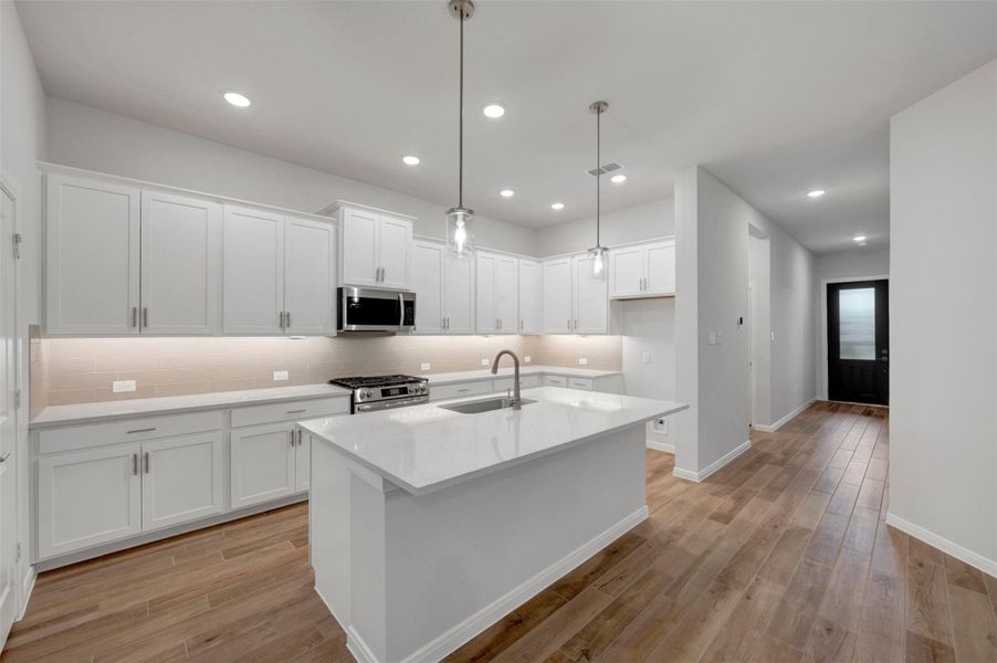 Furnished interior view inside a new home in Austin Point - Terrace Collection, Richmond (Image 3).
