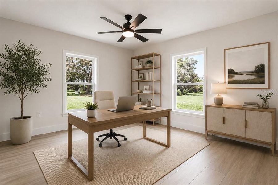 Furnished interior view inside a new home in , Umatilla (Image 12).