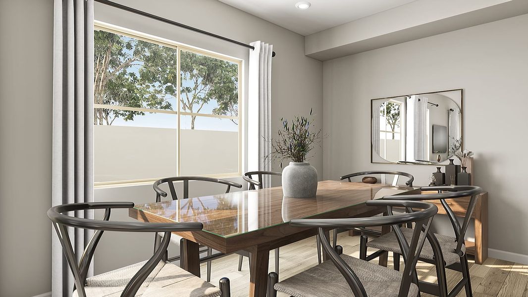 Representative furnished interior of a home built from the Granite Plan 3505 by Tri Pointe Homes in Soleo, San Tan Valley (Image 5).