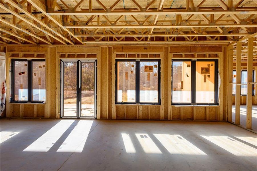 In-progress construction of a new home in , Duluth, GA (Image 22).