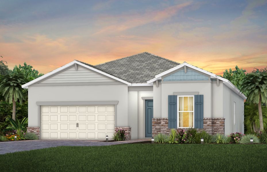 Exterior C2 with optional stone