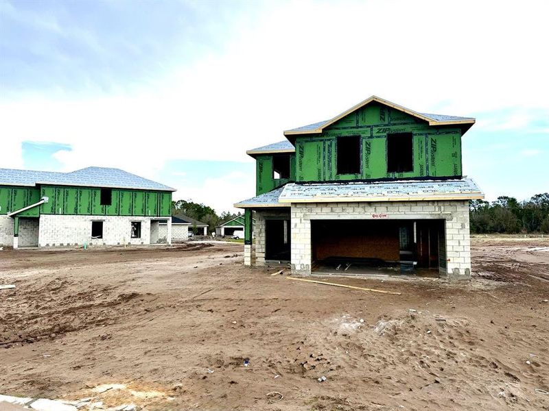In-progress construction of a new home in , St. Cloud, FL (Image 9).