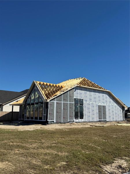 In-progress construction of a new home in Bridgeland 45', 50', 70', Cypress, TX (Image 6). In-progress construction of a new home in Bridgeland 45', 50', 70', Cypress, TX (Image 6).