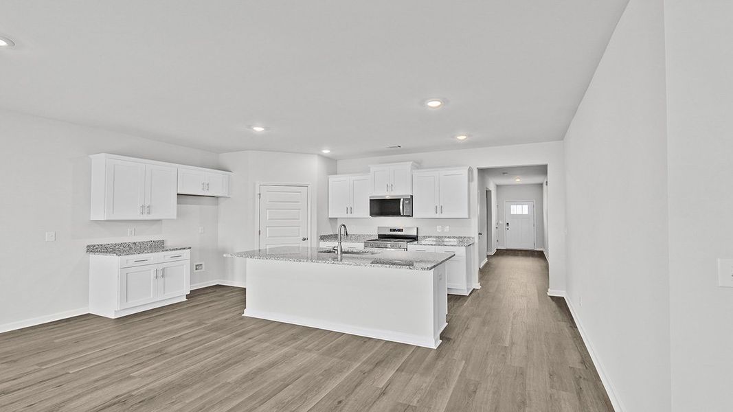 Furnished interior view inside a new home in Highland Hills, Graniteville (Image 8).