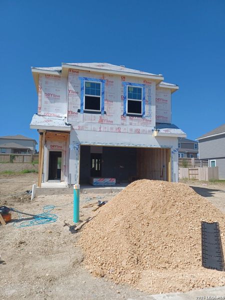 In-progress construction of a new home in Katzer Ranch, Converse, TX (Image 28).