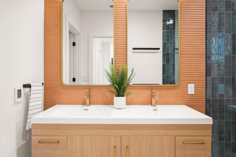Close-up of interior finishes inside a home in , Austin (Image 18).