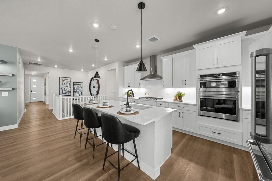 Furnished interior view inside a new home in Trumark Homes at Tanterra, Parker (Image 12).