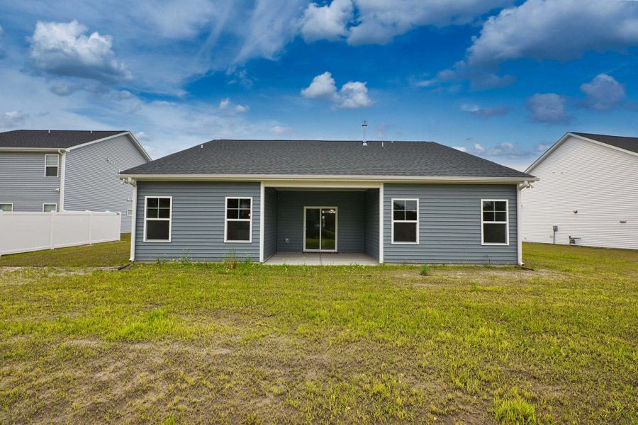 Representative exterior photo of a completed home built from the Dogwood by Caviness & Cates Communities in Maggie Way, Wendell, NC (Image 142).