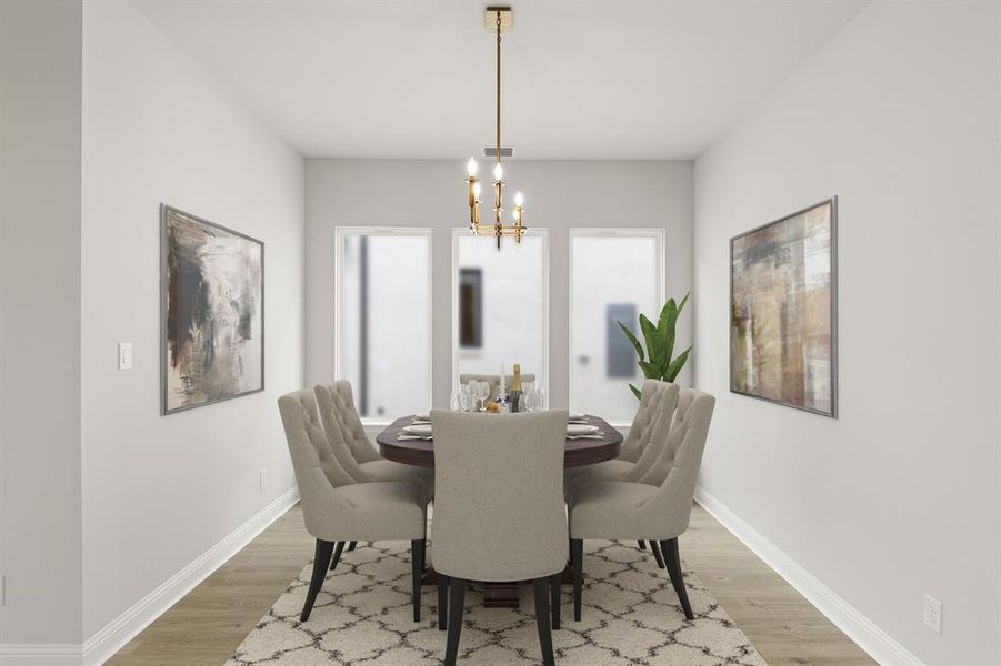 Furnished interior view inside a new home in Talia, Mesquite (Image 6). Furnished interior view inside a new home in Talia, Mesquite (Image 6).