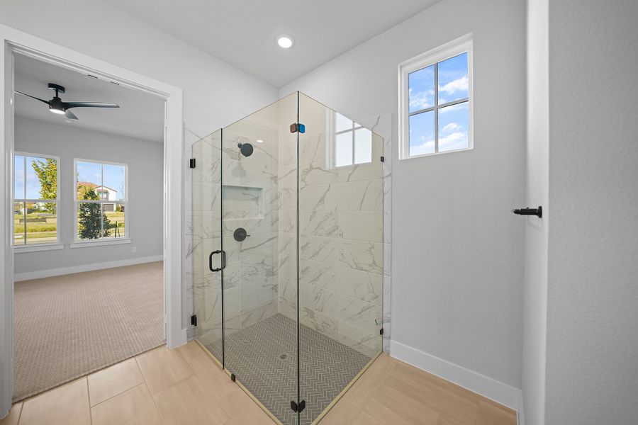 Furnished interior view inside a new home in Fields - 40' Lots, Frisco (Image 11). Furnished interior view inside a new home in Fields - 40' Lots, Frisco (Image 11).