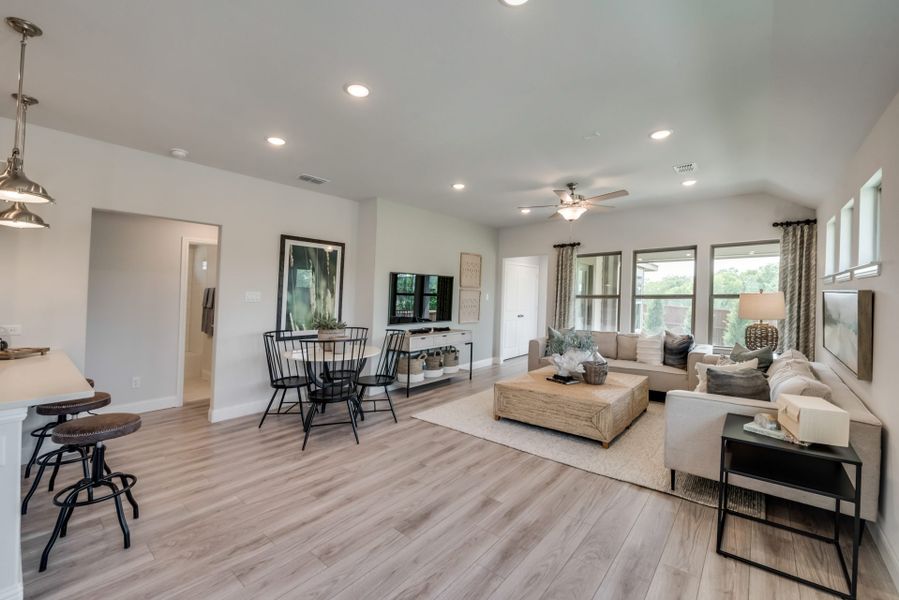 Furnished interior view inside a new home in Town Park, Princeton (Image 6).
