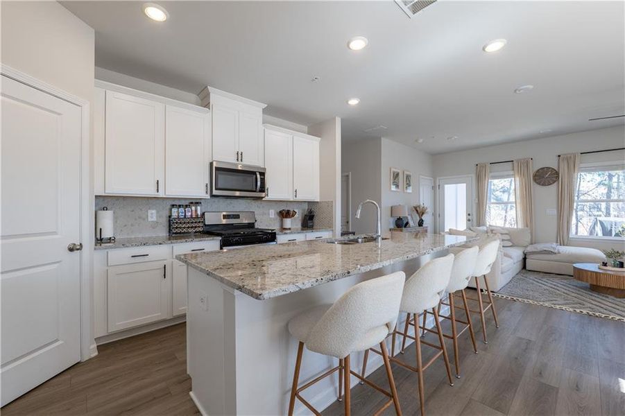 Furnished interior view inside a new home in , Smyrna (Image 14).