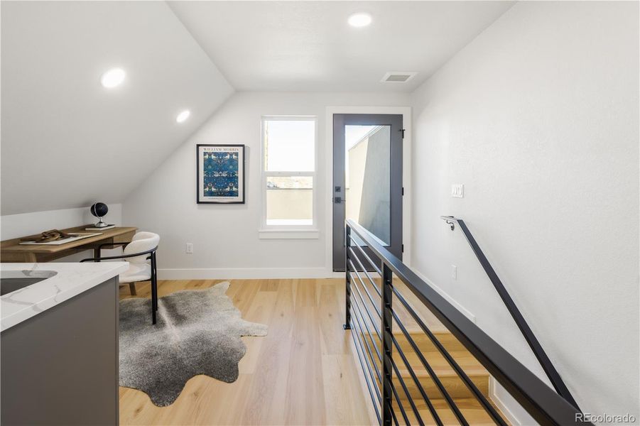 Furnished interior view inside a new home in , Denver (Image 32).
