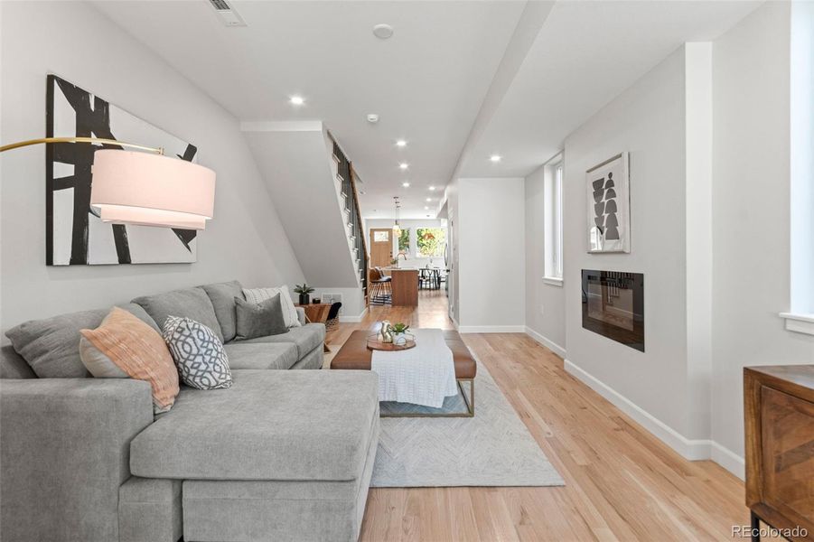 Furnished interior view inside a new home in , Denver (Image 15).