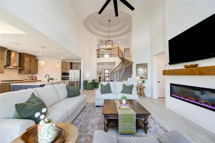 Furnished interior view inside a new home in Cross Creek West, Fulshear (Image 13).