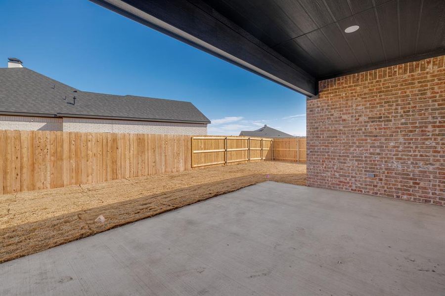 Exterior details and patio area of a home in , Abilene (Image 2). Exterior details and patio area of a home in , Abilene (Image 2).