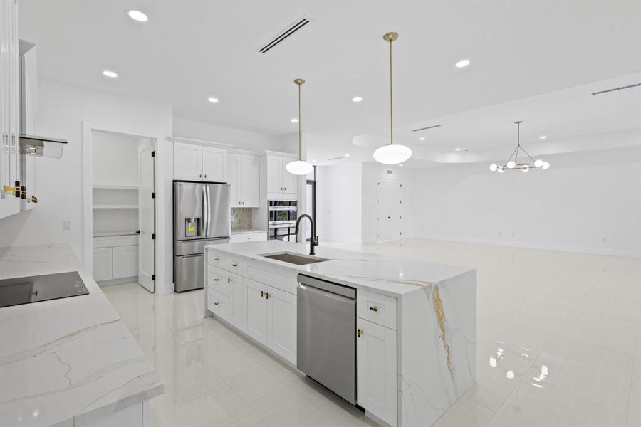 Furnished interior view inside a new home in , Loxahatchee (Image 17).