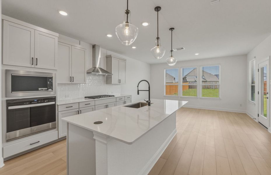 Representative furnished interior of a home built from the Saddlebrook by Pulte Homes in Santa Rita Ranch, Liberty Hill (Image 5).