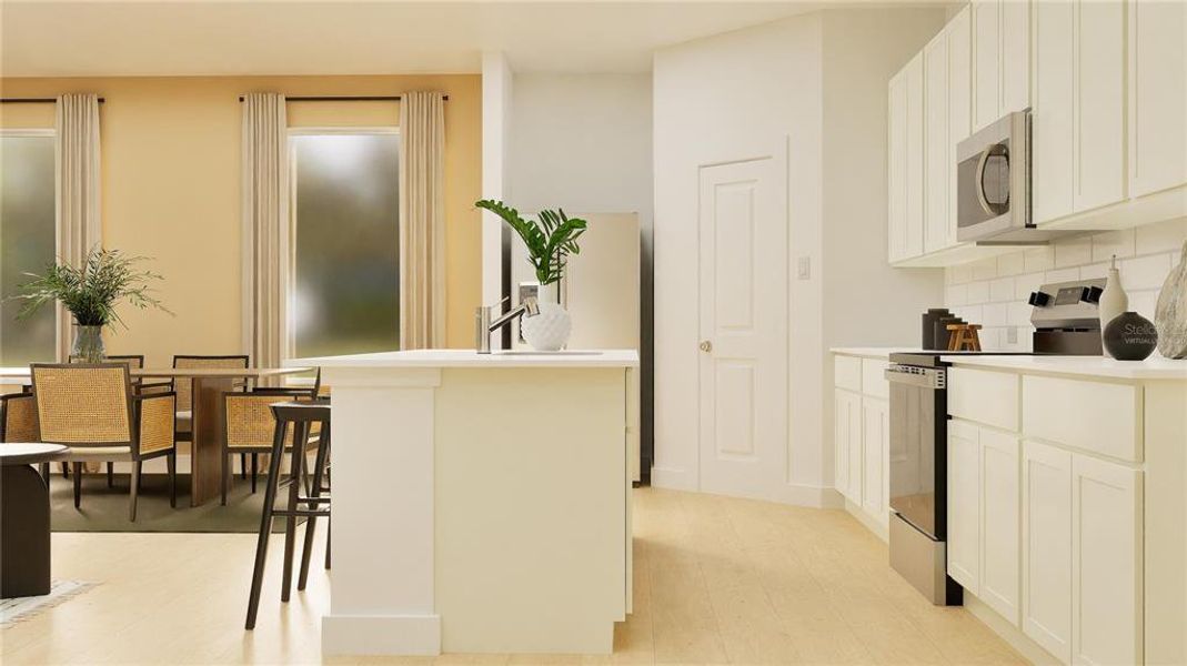 Furnished interior view inside a new home in , Clermont (Image 4).