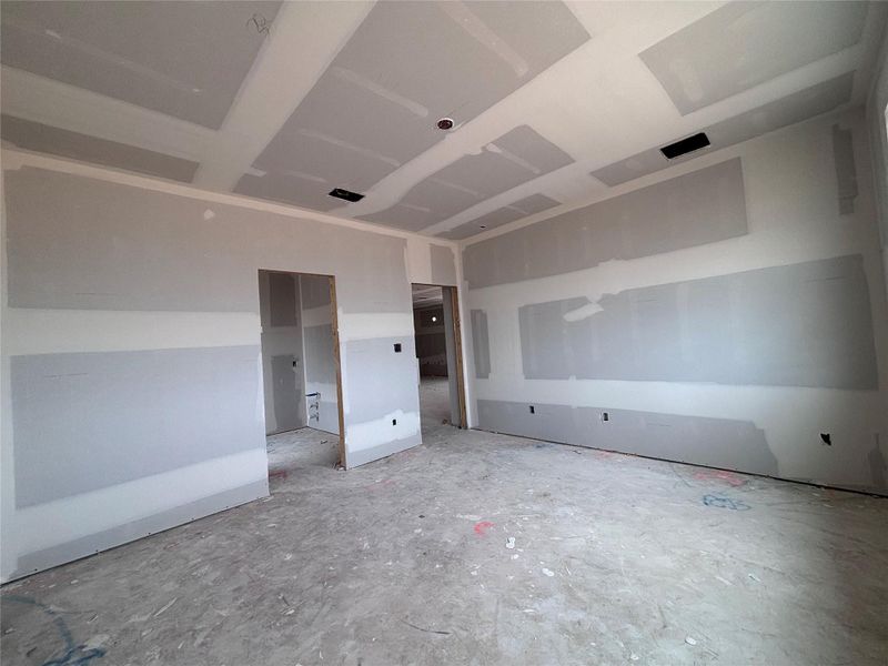 In-progress construction of a new home in The Colony 45s, Bastrop, TX (Image 17).