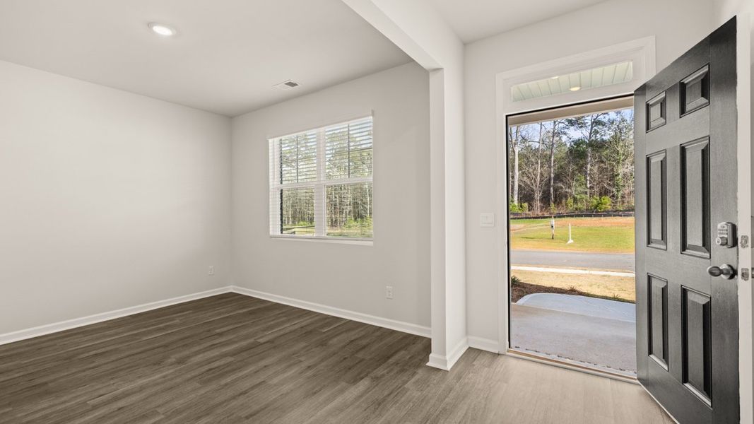 Representative unfurnished interior of a home built from the Hayden by D.R. Horton in Locust Grove Station - Cedar Ridge, Locust Grove (Image 26).