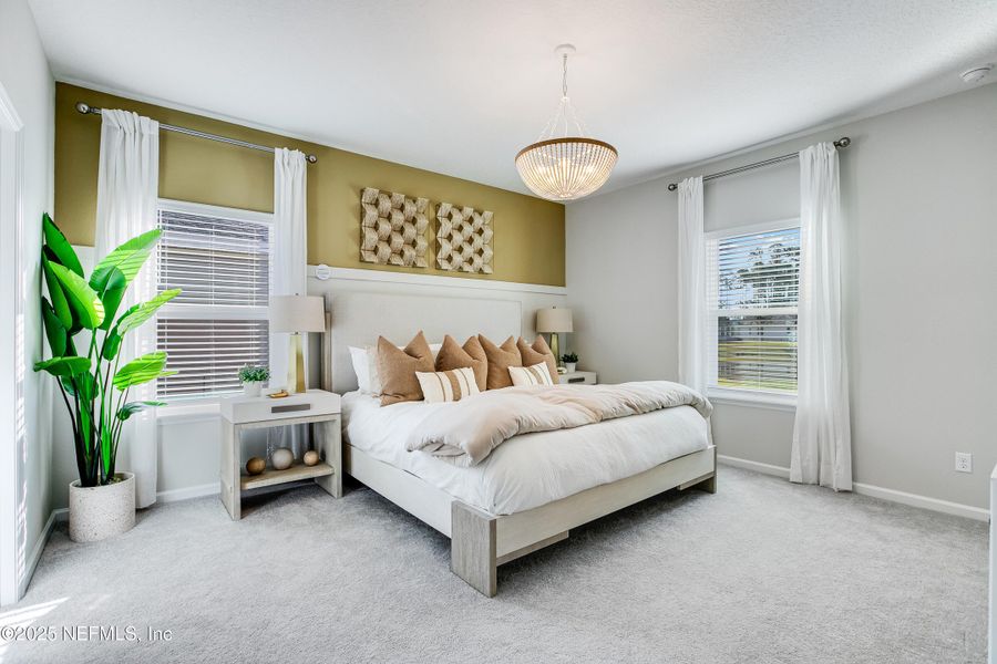 Furnished interior view inside a new home in Trailmark, St. Augustine (Image 8).