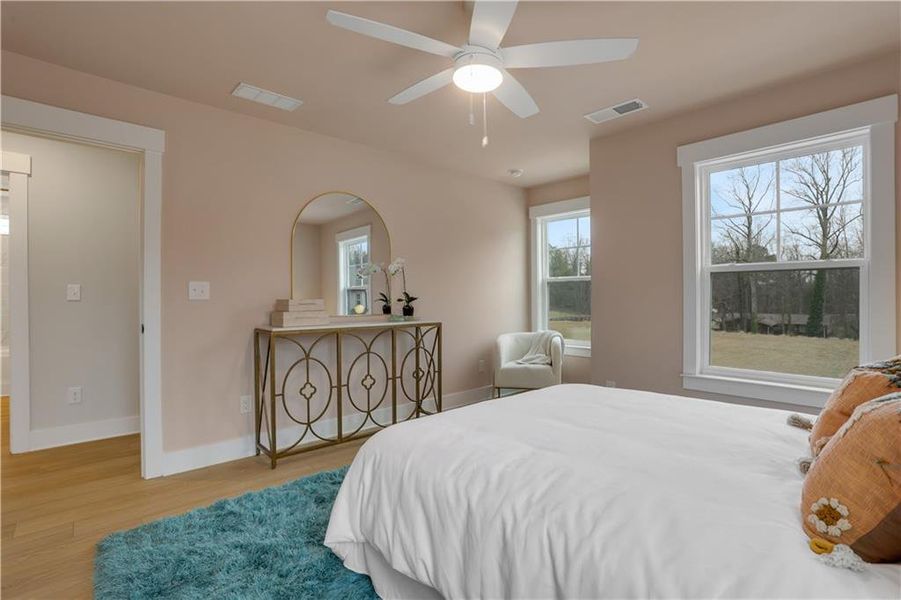 Furnished interior view inside a new home in , Cartersville (Image 7).