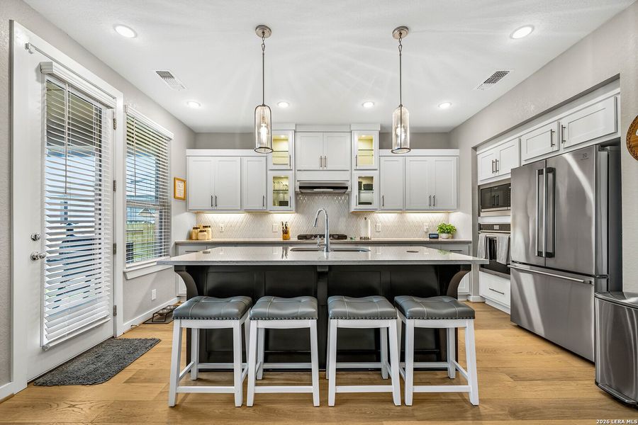 Furnished interior view inside a new home in Meyer Ranch, New Braunfels (Image 14).