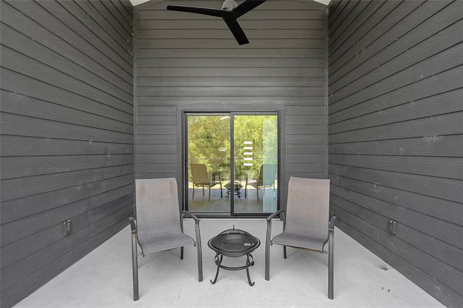 Exterior details and patio area of a home in , Waco (Image 25). Exterior details and patio area of a home in , Waco (Image 25).