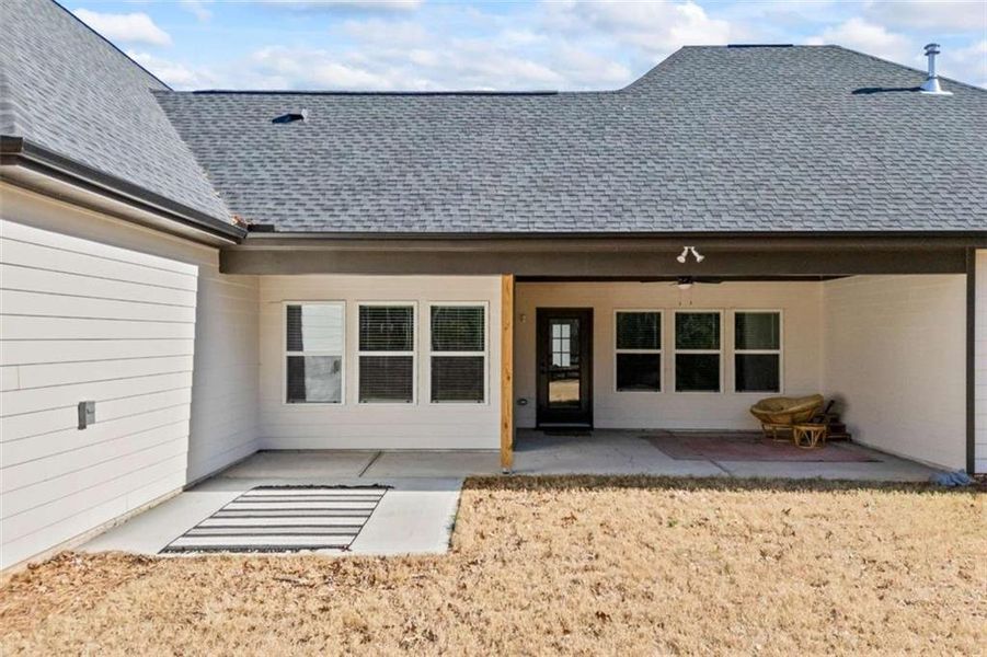 Exterior details and patio area of a home in , Monroe (Image 31).