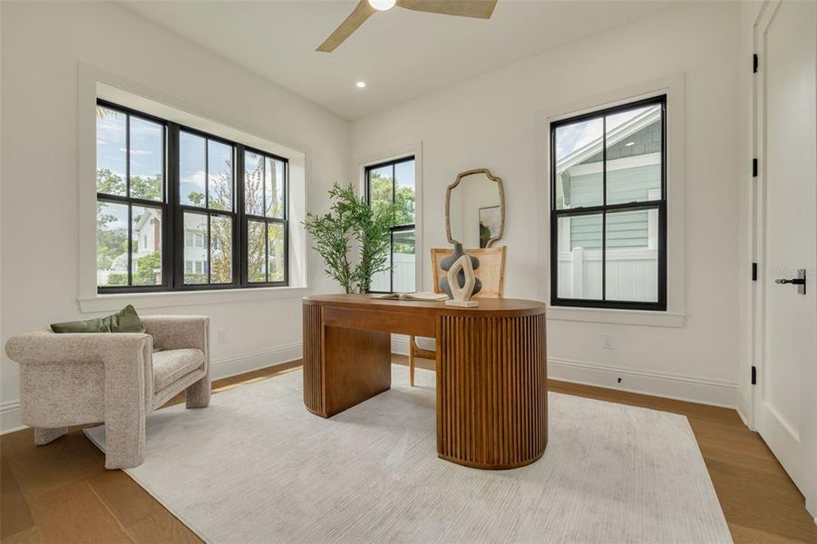 Furnished interior view inside a new home in , St. Petersburg (Image 35).