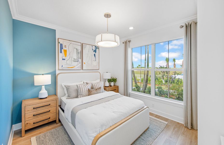 Furnished interior view inside a new home in Harbor Isle, Vero Beach (Image 19).