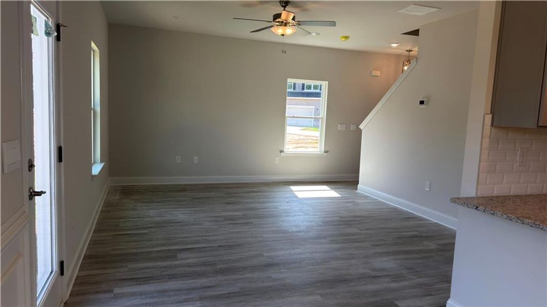 Spacious, unfurnished interior of a new home in Habersham Meadows, Demorest (Image 21).