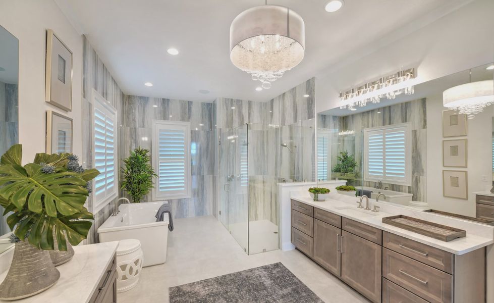 Furnished interior view inside a new home in Tidewater, Jacksonville (Image 12).