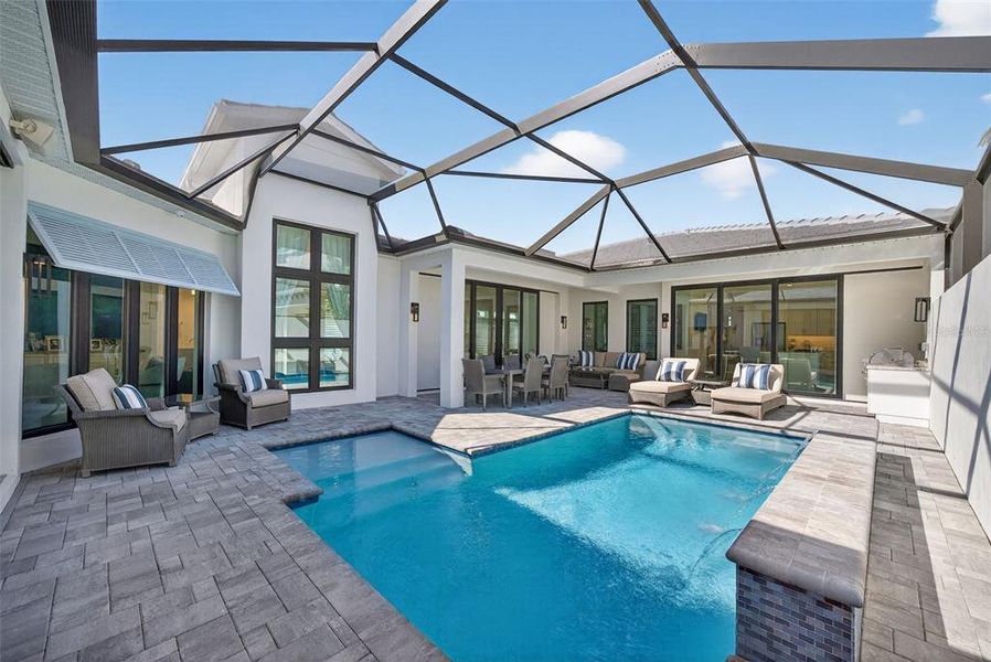 Furnished interior view inside a new home in Aqua Single Family Homes, Bradenton (Image 43).