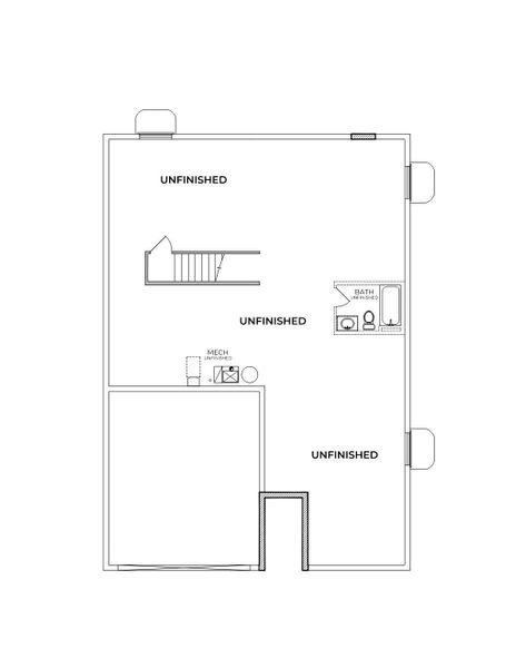2D floor plan layout of this home in Hudson Hills, Hudson, CO (Image 4).